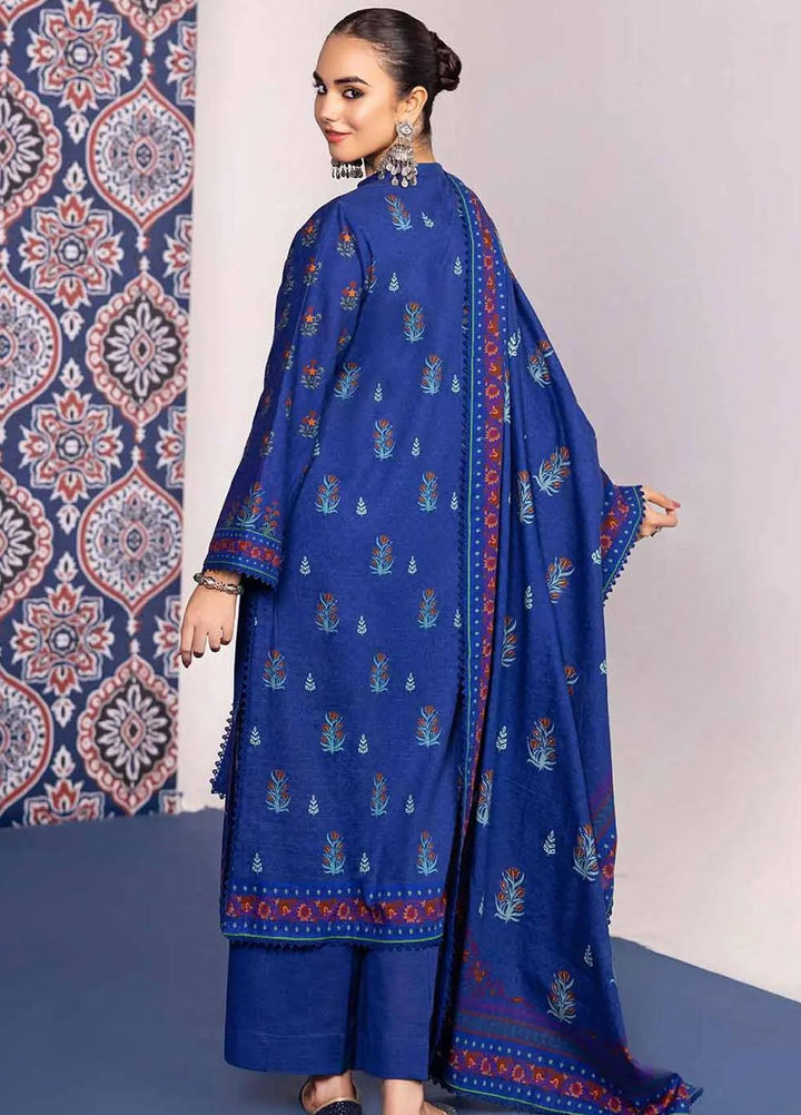 Gul Ahmed Printed Khaddar Suits Unstitched 3 Piece GA23WL K-32018 - Winter Collection