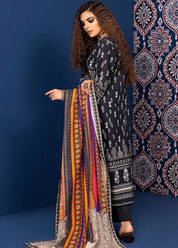 Gul Ahmed Printed Khaddar Suits Unstitched 3 Piece GA23WL K-32033 - Winter Collection