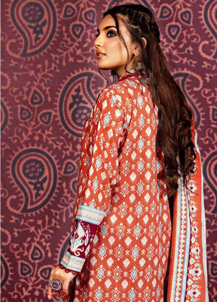 Gul Ahmed Embroidered Khaddar Suits Unstitched 3 Piece GA23WL K-32024 - Winter Collection