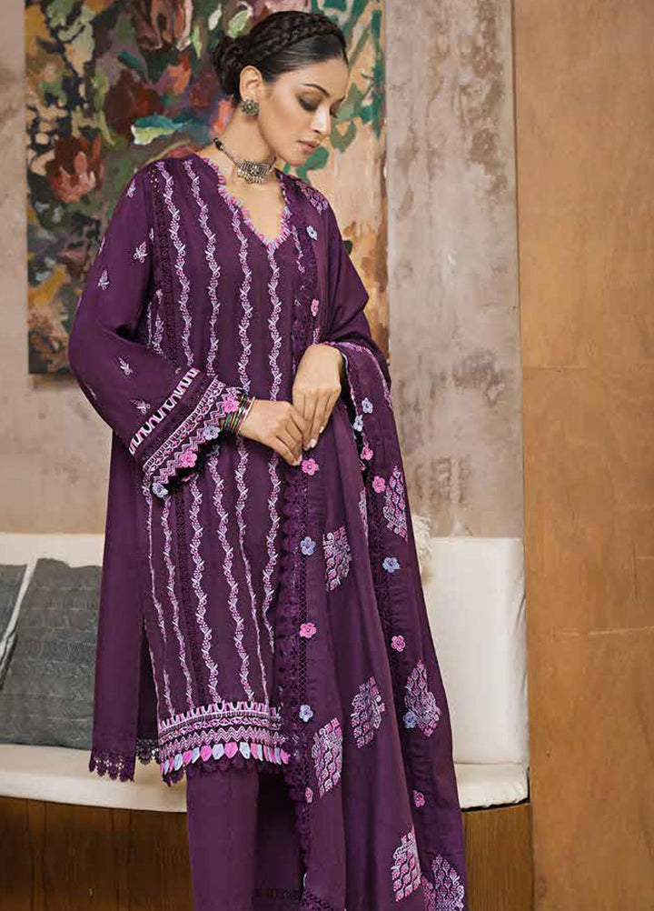 Gul Ahmed Embroidered Pashmina Suits Unstitched 3 Piece GA23WL AP-32004 - Winter Collection