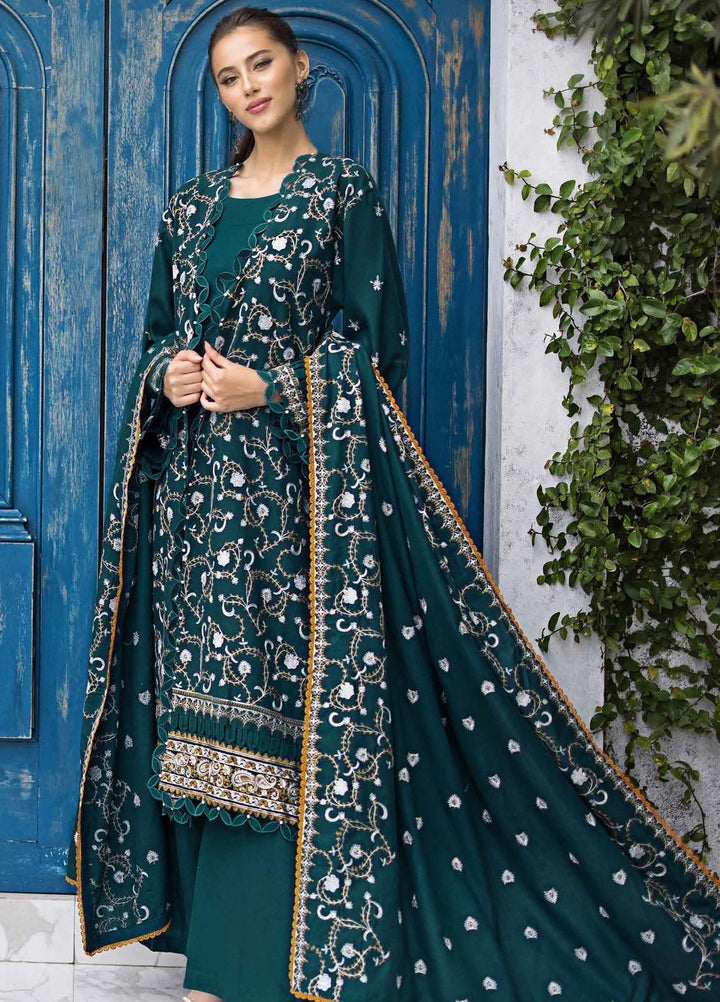 Gul Ahmed Embroidered Pashmina Suits Unstitched 3 Piece GA23WL AP-32001 - Winter Collection