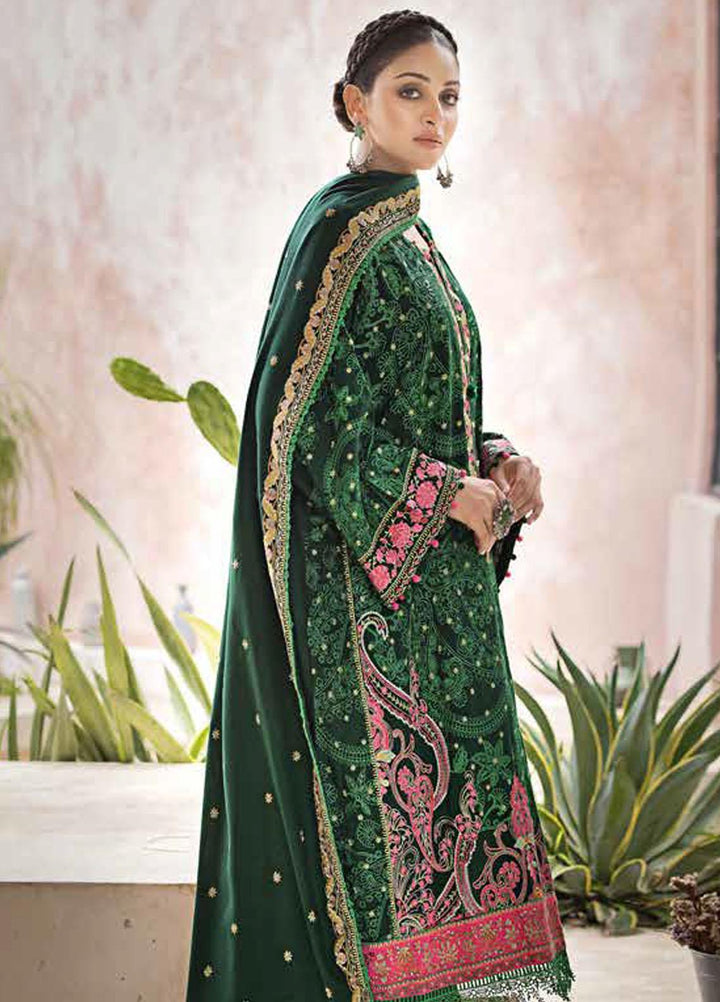 Gul Ahmed Embroidered Pashmina Suits Unstitched 3 Piece GA23WL AP-32045 - Winter Collection