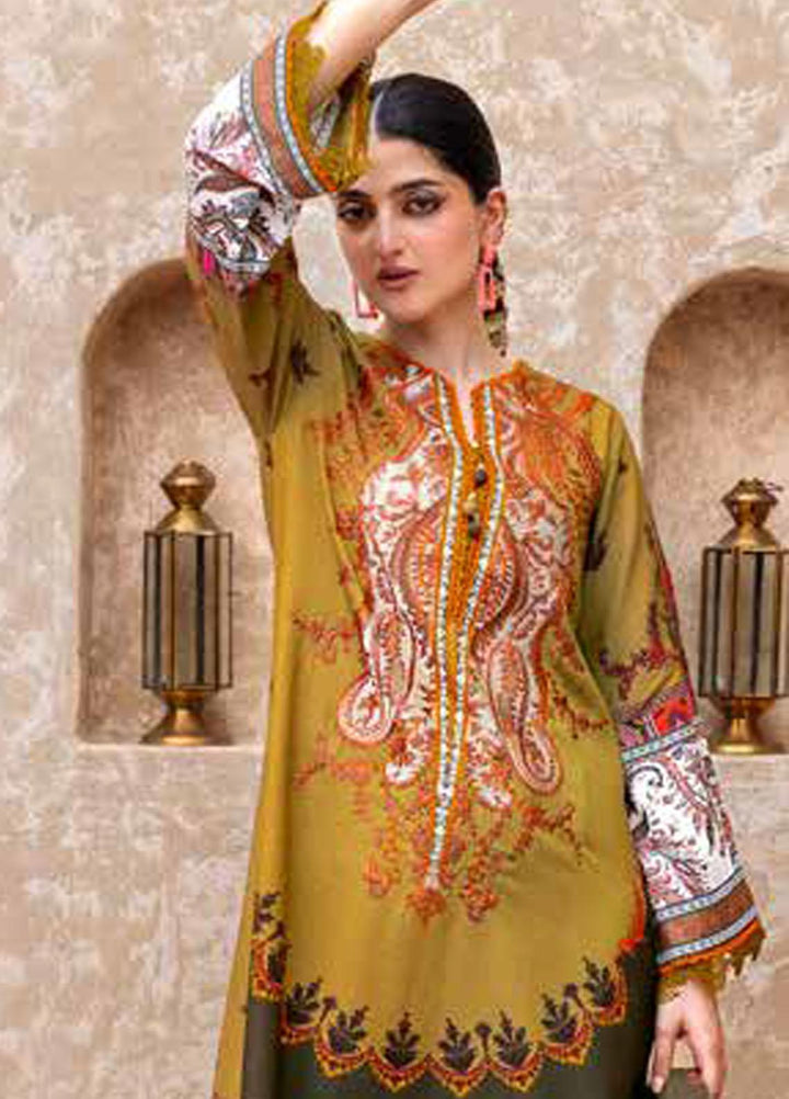 Gul Ahmed Embroidered Karandi Suits Unstitched 3 Piece GA23WL AY-32020 - Winter Collection