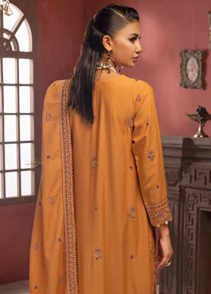 Gul Ahmed Embroidered Karandi Suits Unstitched 3 Piece GA23WL AY-32024 - Winter Collection