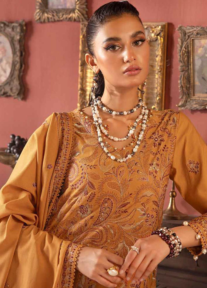 Gul Ahmed Embroidered Karandi Suits Unstitched 3 Piece GA23WL AY-32024 - Winter Collection