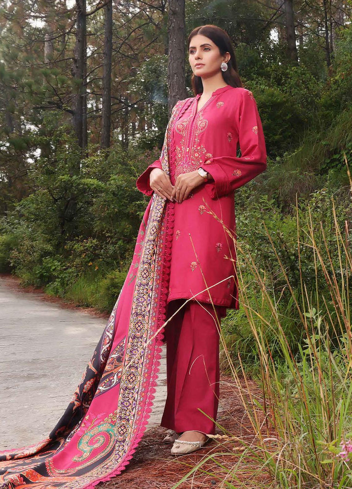 Gul Ahmed Embroidered Acrylic Suits Unstitched 3 Piece GA23WL AP-32010 - Winter Collection