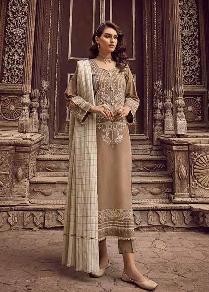 Gul Ahmed Fancy Khaddar Suits Unstitched 3 Piece GA22UW AP-22001 - Winter Collection
