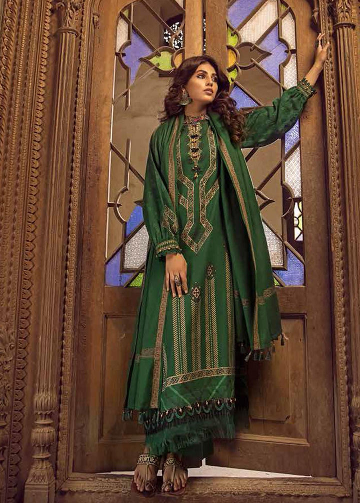 Gul Ahmed Fancy Khaddar Suits Unstitched 3 Piece GA22UW AP-22010 - Winter Collection