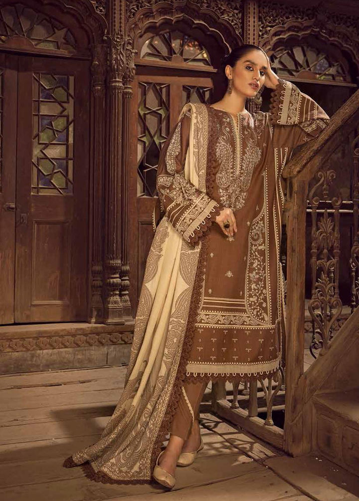 Gul Ahmed Embroidered Karandi Suits Unstitched 3 Piece GA22UW AP-22012 - Winter Collection