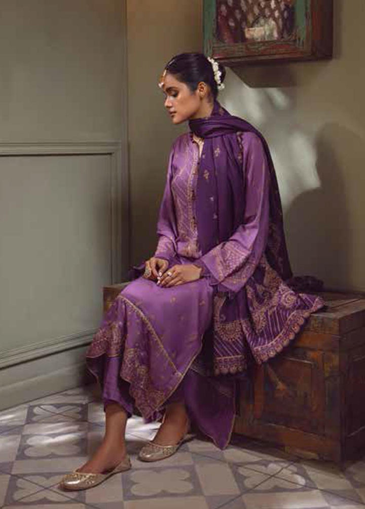 Gul Ahmed Embroidered Linen Suits Unstitched 3 Piece GA22UW AY-22002 - Winter Collection