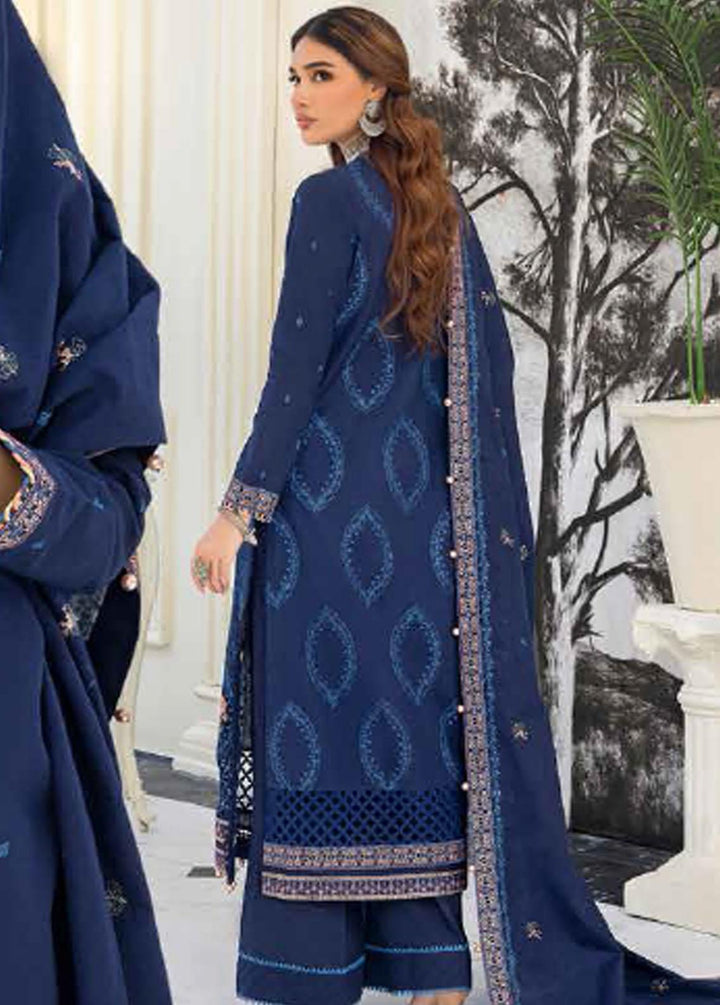 Gul Ahmed Embroidered Karandi Suits Unstitched 3 Piece GA22UW AY-22004 - Winter Collection