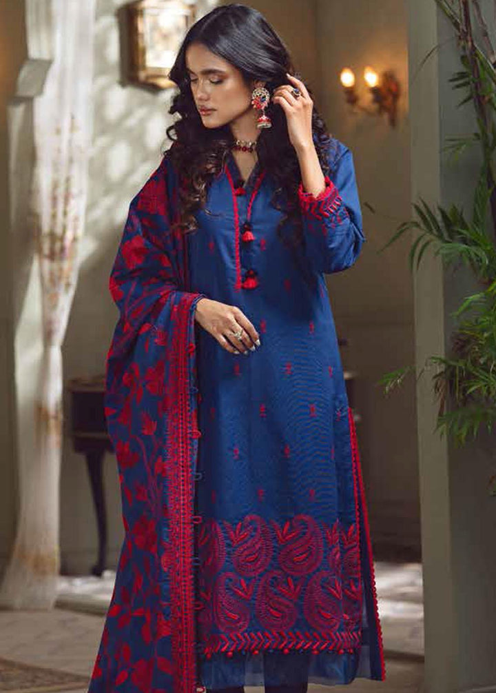 Gul Ahmed Embroidered Karandi Suits Unstitched 3 Piece GA22UW AY-22007 - Winter Collection