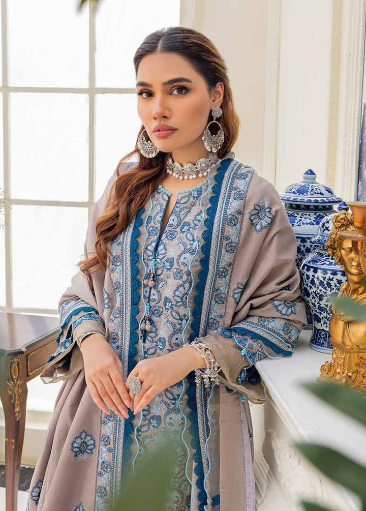 Gul Ahmed Embroidered Karandi Suits Unstitched 3 Piece GA22UW AY-22013 - Winter Collection
