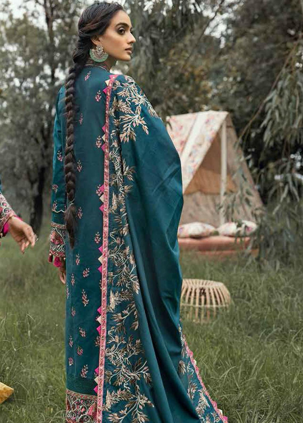 Gul Ahmed Embroidered Khaddar Suits Unstitched 3 Piece GA22UW K-22052 - Winter Collection