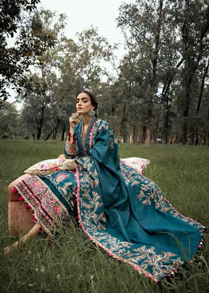 Gul Ahmed Embroidered Khaddar Suits Unstitched 3 Piece GA22UW K-22052 - Winter Collection