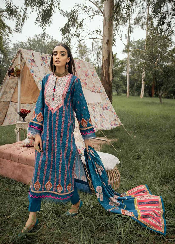 Gul Ahmed Embroidered Khaddar Suits Unstitched 3 Piece GA22UW K-22053 - Winter Collection