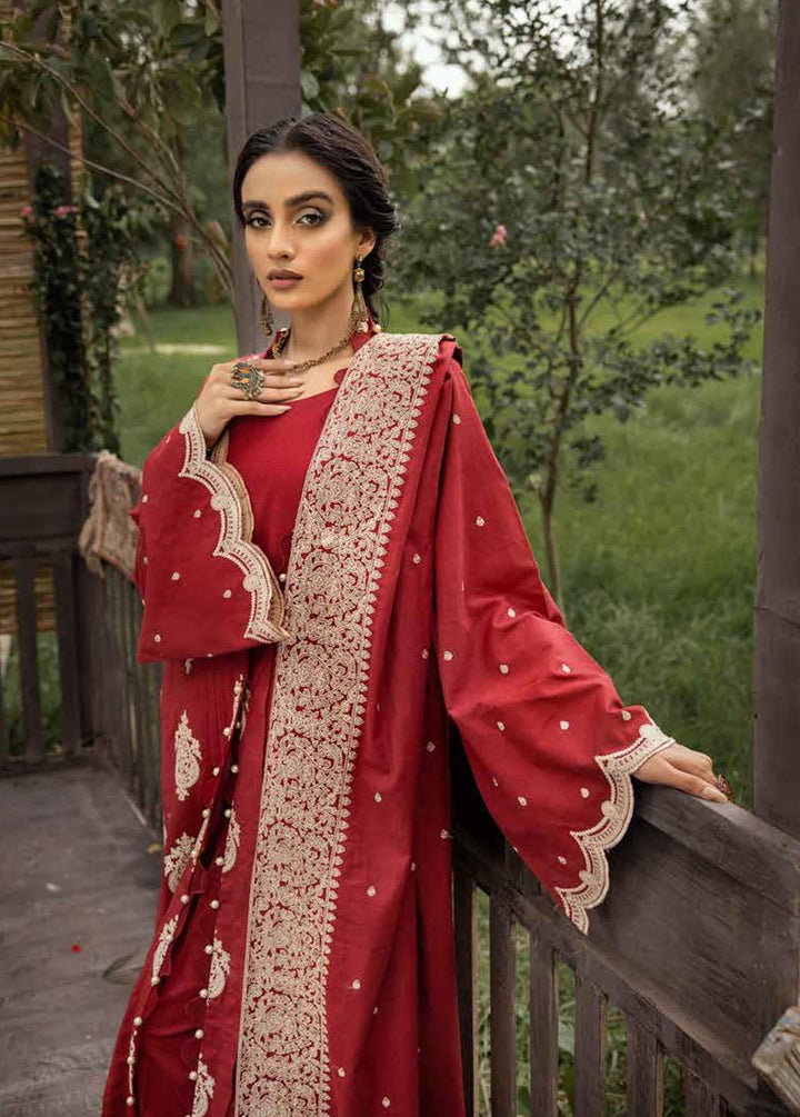 Gul Ahmed Embroidered Khaddar Suits Unstitched 3 Piece GA22UW K-22062 - Winter Collection