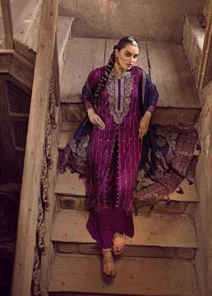 Gul Ahmed Embroidered Linen Suits Unstitched 3 Piece GA22UW LT-22001 - Winter Collection