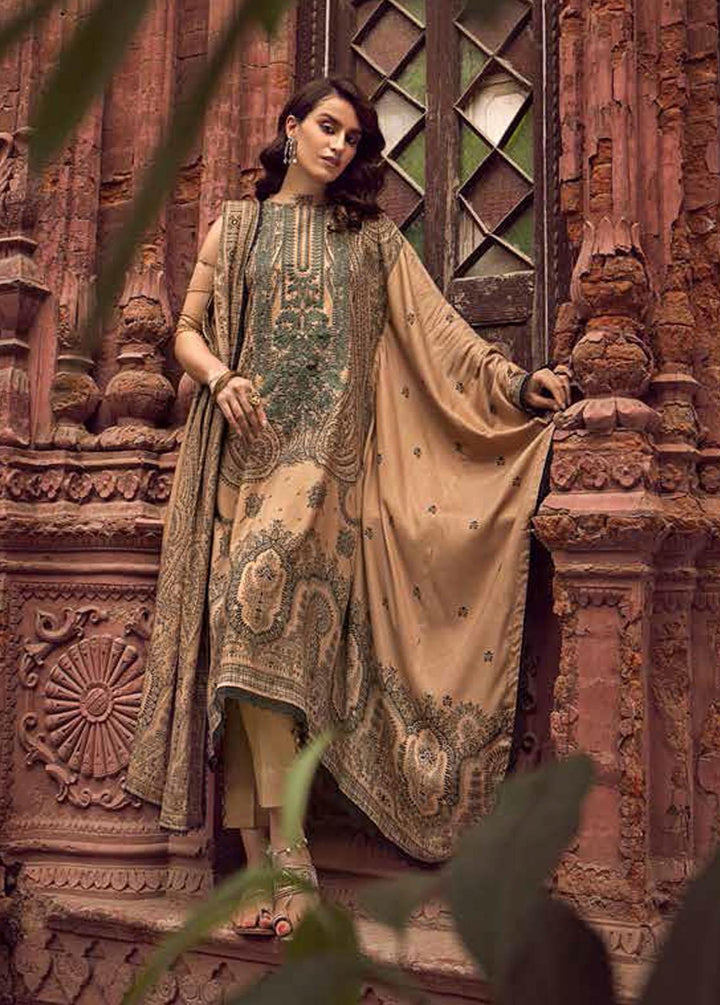 Gul Ahmed Embroidered Linen Suits Unstitched 3 Piece GA22UW LT-22004 - Winter Collection