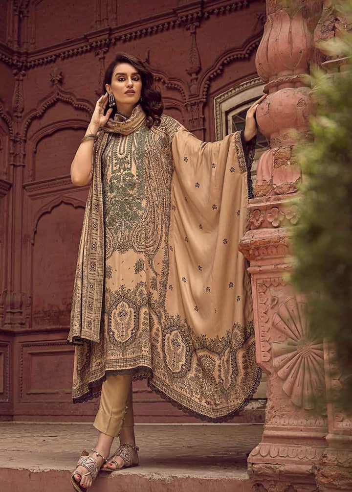 Gul Ahmed Embroidered Linen Suits Unstitched 3 Piece GA22UW LT-22004 - Winter Collection