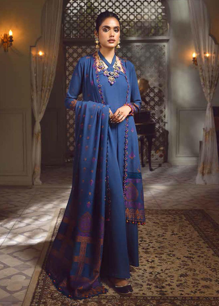 Gul Ahmed Fancy Linen Suits Unstitched 3 Piece GA22UW MJ-22081 - Winter Collection
