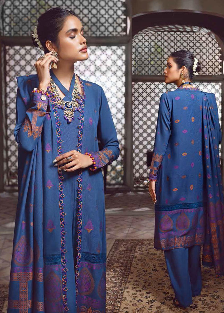 Gul Ahmed Fancy Linen Suits Unstitched 3 Piece GA22UW MJ-22081 - Winter Collection