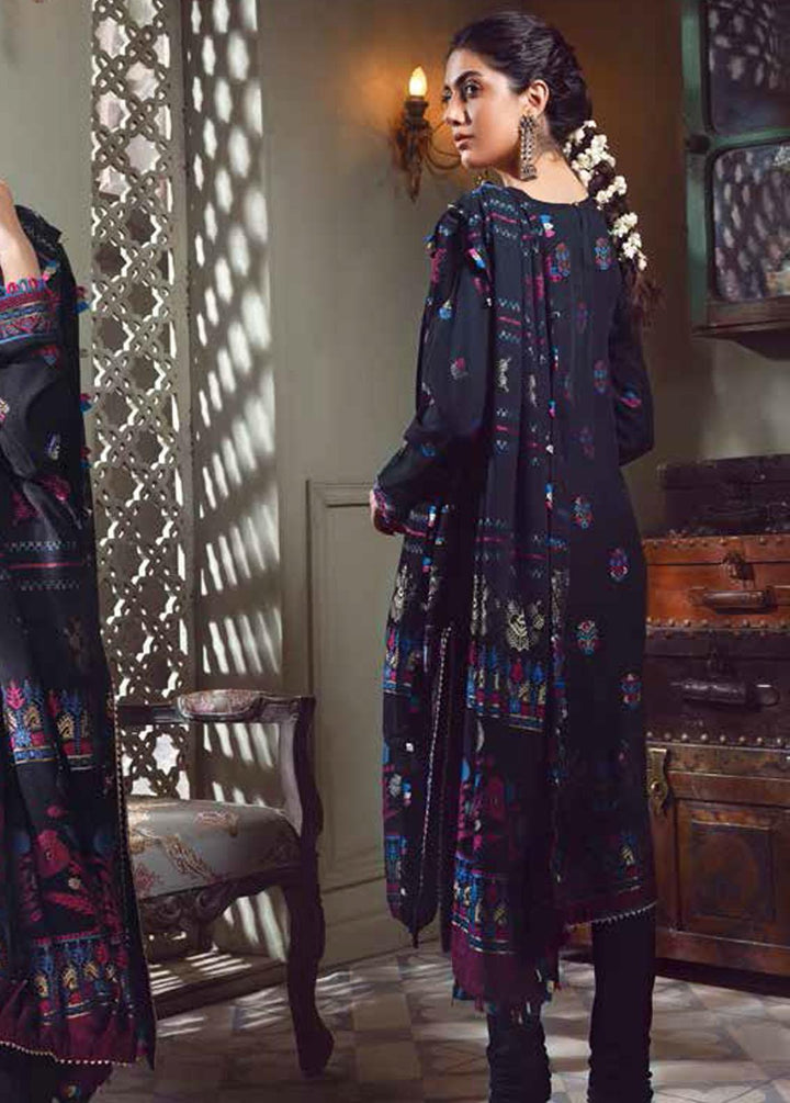 Gul Ahmed Fancy Linen Suits Unstitched 3 Piece GA22UW MJ-22085 - Winter Collection