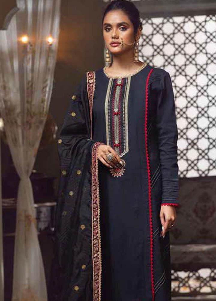 Gul Ahmed Fancy Khaddar Suits Unstitched 3 Piece GA22UW MJ-22086 - Winter Collection