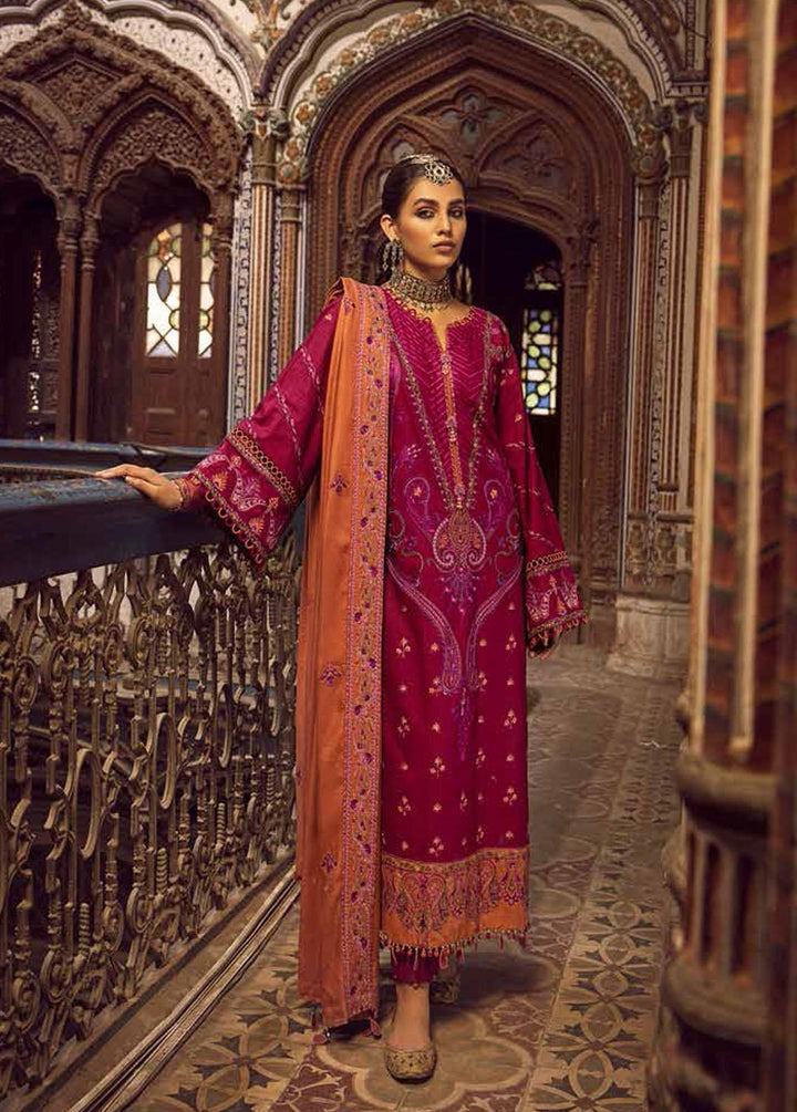 Gul Ahmed Embroidered Khaddar Suits Unstitched 3 Piece GA22UW VK-22001 - Winter Collection