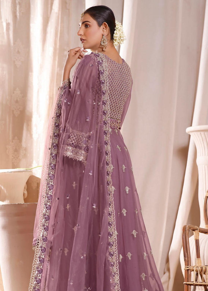 Gul-e-Mehnaaz By Hadia Eman Embroidered Chiffon Suits Unstitched 3 Piece HE22GM HEC-03 - Luxury Collection
