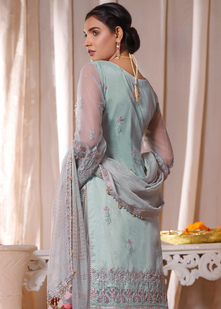 Gul-e-Mehnaaz By Hadia Eman Embroidered Chiffon Suits Unstitched 3 Piece HE22GM HEC-06 - Luxury Collection