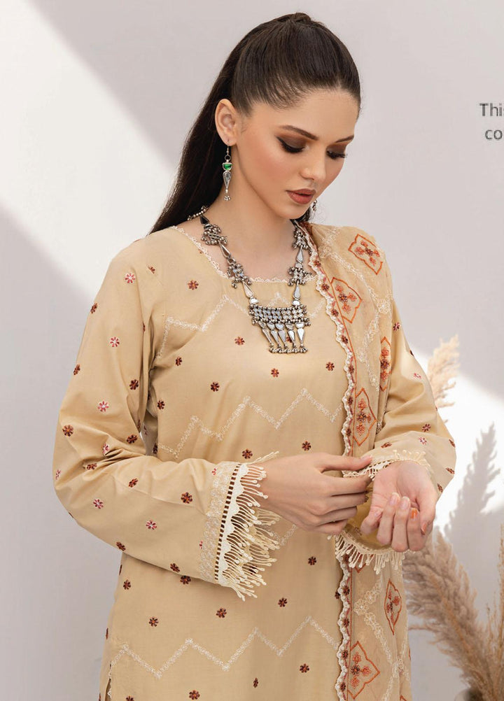 Gul-E-Noor By Aalaya Embroidered Lawn Suits Unstitched 3 Piece ALY23GN D-02 - Summer Collection