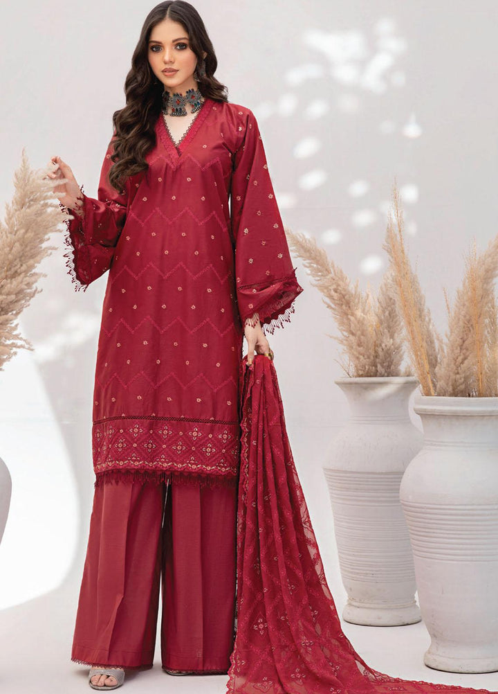 Gul-E-Noor By Aalaya Embroidered Lawn Suits Unstitched 3 Piece ALY23GN D-03 - Summer Collection