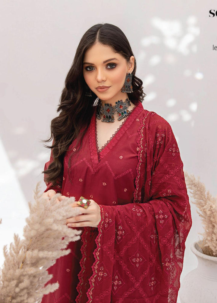 Gul-E-Noor By Aalaya Embroidered Lawn Suits Unstitched 3 Piece ALY23GN D-03 - Summer Collection