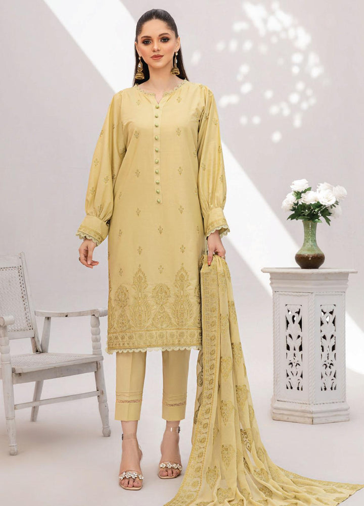 Gul-E-Noor By Aalaya Embroidered Lawn Suits Unstitched 3 Piece ALY23GN D-05 - Summer Collection