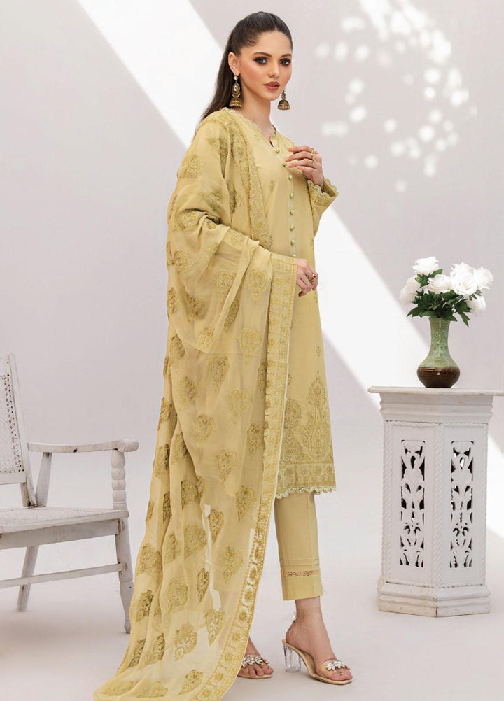 Gul-E-Noor By Aalaya Embroidered Lawn Suits Unstitched 3 Piece ALY23GN D-05 - Summer Collection