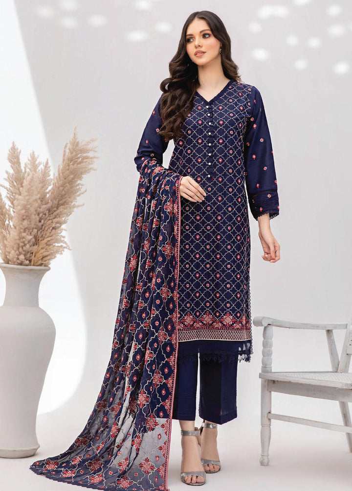 Gul-E-Noor By Aalaya Embroidered Lawn Suits Unstitched 3 Piece ALY23GN D-06 - Summer Collection