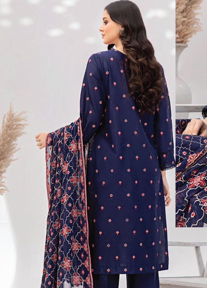 Gul-E-Noor By Aalaya Embroidered Lawn Suits Unstitched 3 Piece ALY23GN D-06 - Summer Collection