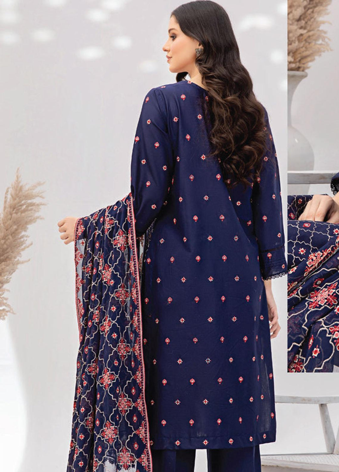 Gul-E-Noor By Aalaya Embroidered Lawn Suits Unstitched 3 Piece ALY23GN D-06 - Summer Collection