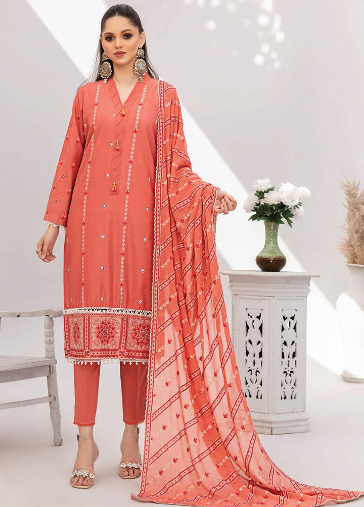 Gul-E-Noor By Aalaya Embroidered Lawn Suits Unstitched 3 Piece ALY23GN D-09 - Summer Collection