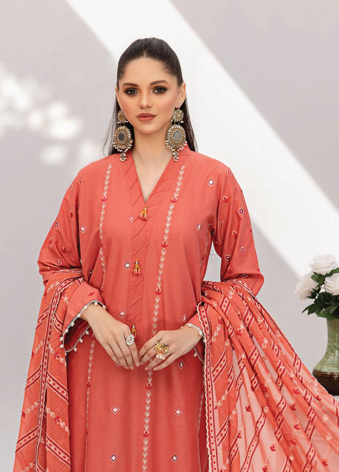 Gul-E-Noor By Aalaya Embroidered Lawn Suits Unstitched 3 Piece ALY23GN D-09 - Summer Collection