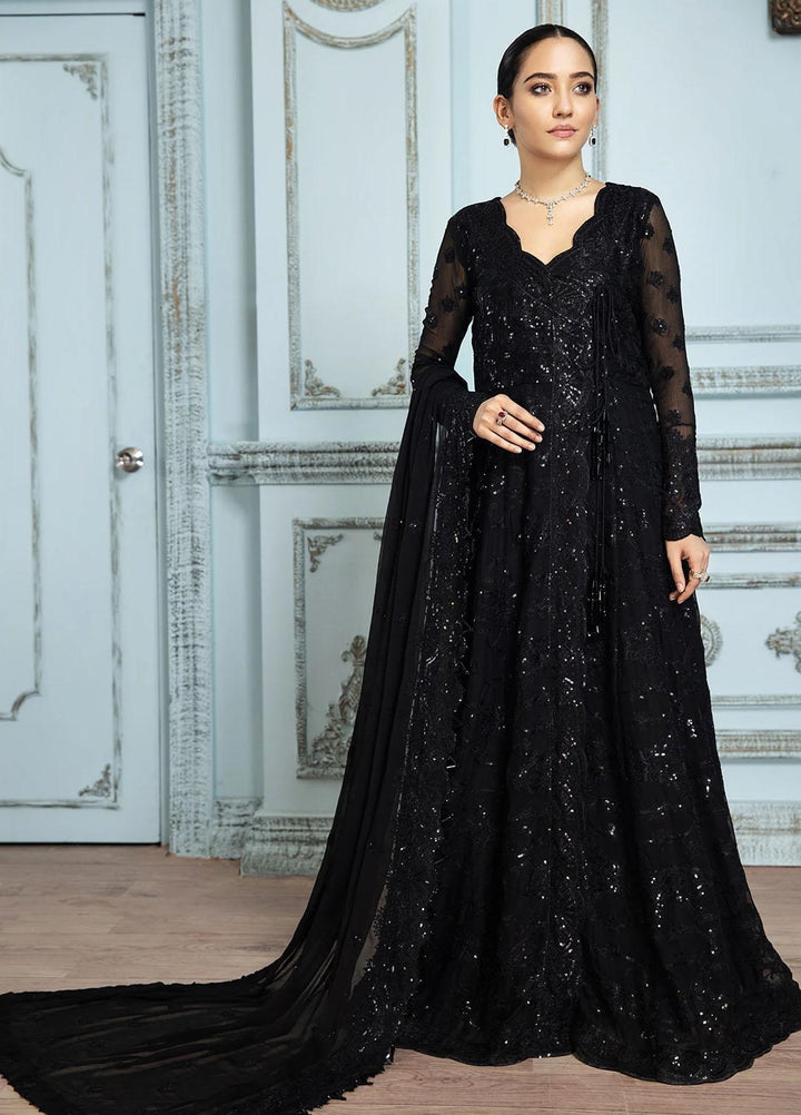 Gul Meera by House of Nawab Embroidered Chiffon Suits Unstitched 3 Piece HON21GM 01 DUA - Luxury Formals Collection