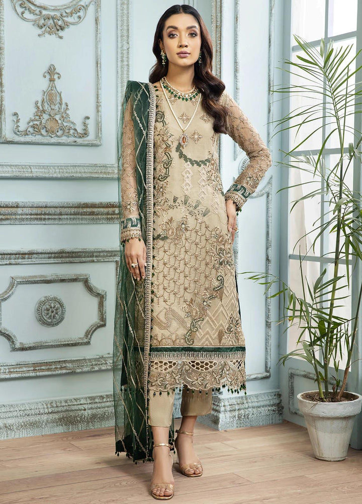 Gul Meera by House of Nawab Embroidered Organza Suits Unstitched 3 Piece HON21GM 04 GULALI - Luxury Formals Collection