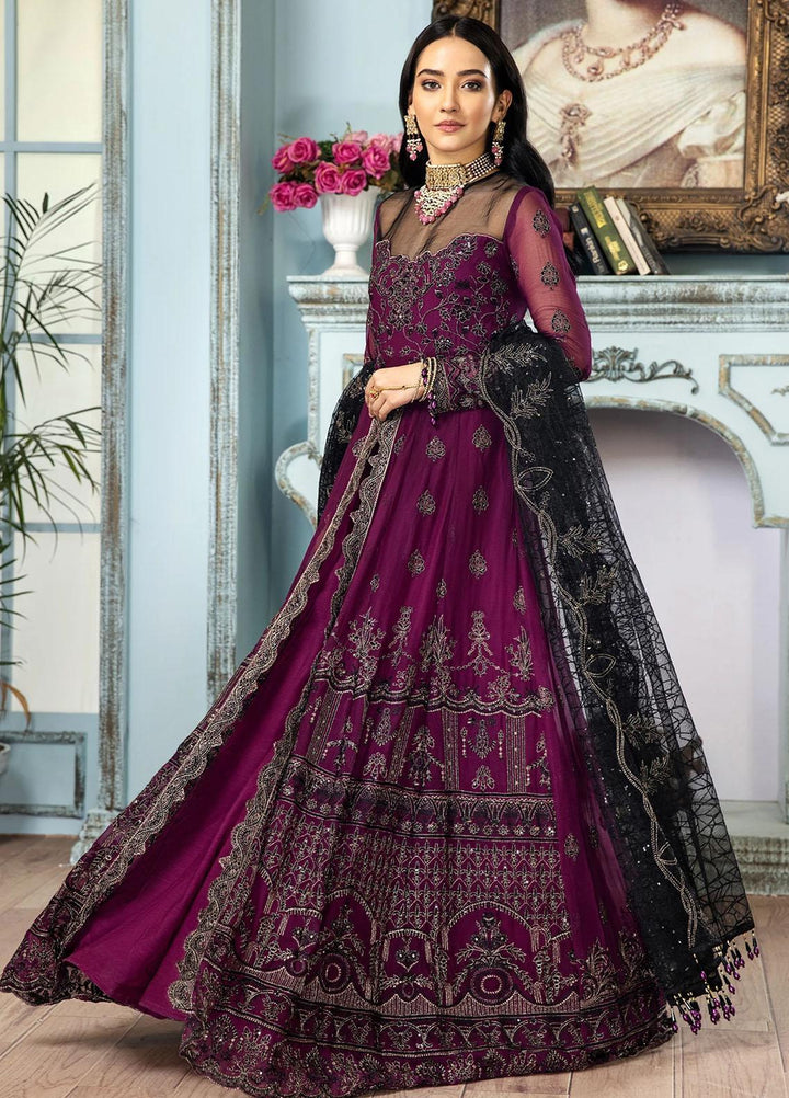 Gul Meera by House of Nawab Embroidered Chiffon Suits Unstitched 3 Piece HON21GM 05 KHURMI - Luxury Formals Collection