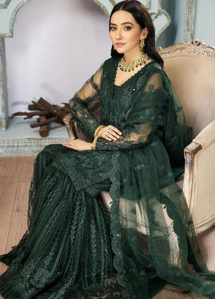 Gul Meera by House of Nawab Embroidered Net Suits Unstitched 3 Piece HON21GM 07 GOHAR - Luxury Formals Collection