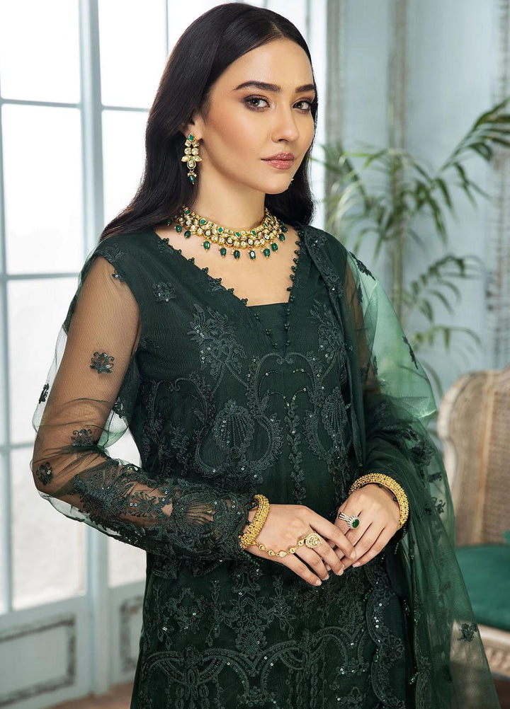 Gul Meera by House of Nawab Embroidered Net Suits Unstitched 3 Piece HON21GM 07 GOHAR - Luxury Formals Collection