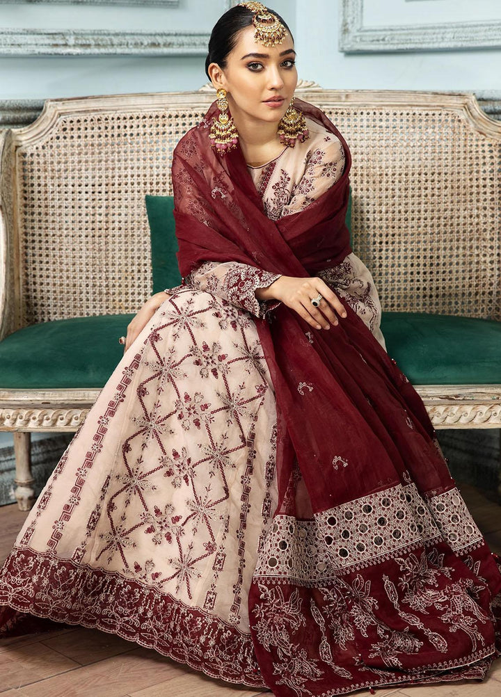 Gul Meera by House of Nawab Embroidered Organza Suits Unstitched 3 Piece HON21GM 10 GHALIBA - Luxury Formals Collection