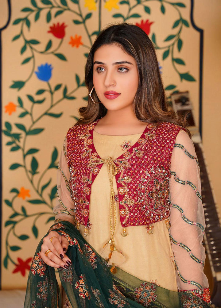 Ayat Pret Formal Net 4 Piece Suit Champa