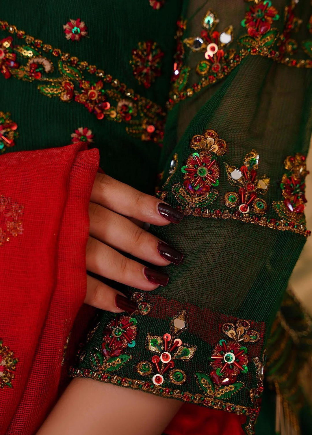 Ayat Pret Formal Khaadi Net 4 Piece Suit Shadab