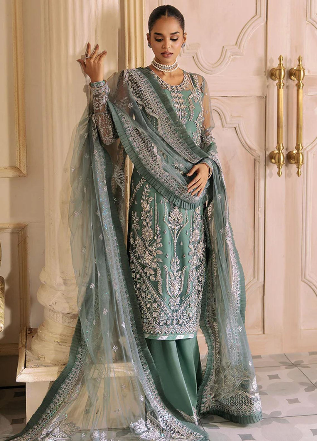Gulaal Pret Embroidered  3 Piece Suit GL-WS-23V1-37 Nigar